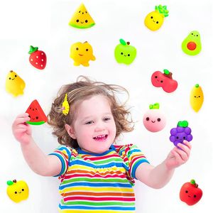 50PCS Kawaii Squishies Mochi Fruit Anima Squishy Speelgoed Voor Kinderen Antistress Bal Squeeze Party Stress Relief Speelgoed Voor Verjaardag
