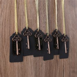 50 stcs Key Bottle Opener Vintage Wedding Gunsten Geschenken voor Gasten Wedding Party Key Fleshanger