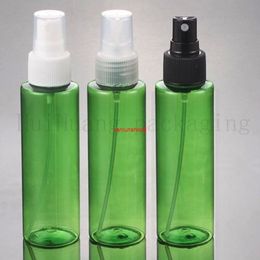 Pulvérisateur à brume Fine ambre de 100ml, bouteille verte, bouteille de parfum, atomiseur de parfum 100CC, bon paquet, 50 pièces/lot