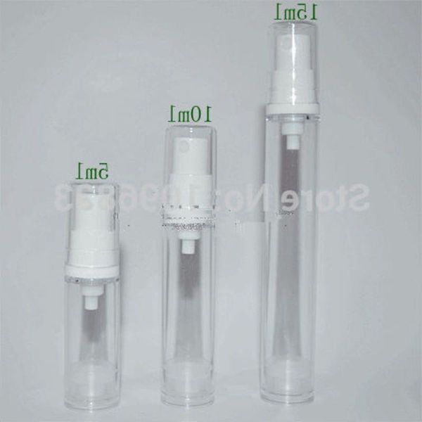 Flacon pulvérisateur sans air de 10ML, 50 pièces/lot, emballage de parfum cosmétique ou de liquide médical, bouteilles d'emballage vides sous vide de 10CC