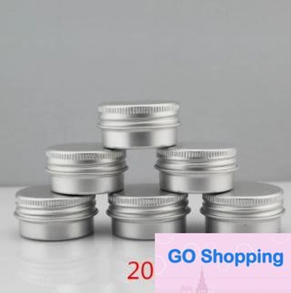 50 pcs/lot 20G pot en aluminium 20 ml métal cosmétique emballage conteneur professionnel cosmétiques conteneur en gros