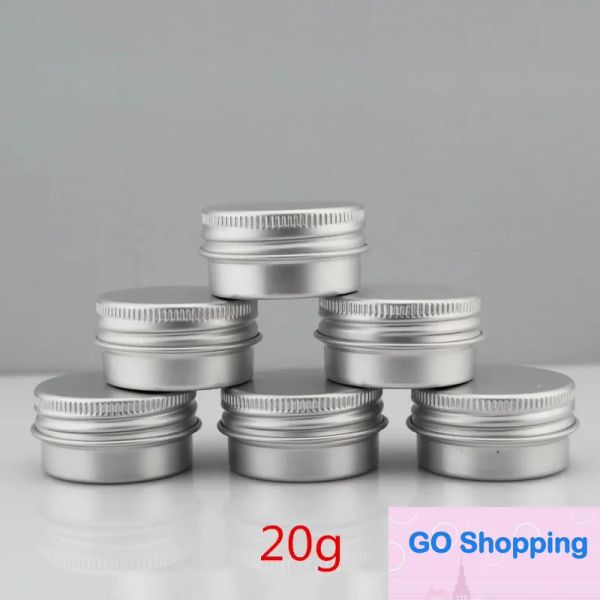 50 pcs/lot 20G pot en aluminium 20 ml métal cosmétique emballage conteneur professionnel cosmétique conteneur tout match