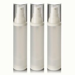 50 -stcs/lot 20 ml 30 ml 50 ml als Airless Flessen met matte vacuümpompflesflesfles bijvulbare flessen