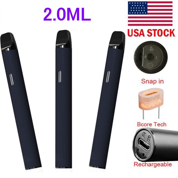 50pcs / lot 2ml jetable Vape Pen Pod Dispositif Bobines en céramique sans plomb 350mah Batterie rechargeable Vide Vaporisateur Stylos OEM Personnaliser Modèle disponible D11