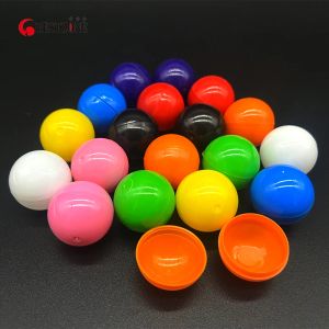 50pcs / lot 32 mm 1,2 pouces Capsules de jouets en plastique vides Capsules coloré de jouet surprise Ball Contaiteur Contaiteur d'oeuf pour distributeur automobile