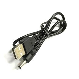 80cm USB tot 3.5 * 1.35mm Jack Plug Power Charging Cable Pure Copper Cord voor Tablet PC MP3 MP4