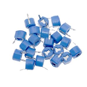 50 stcs/lot 6 mm trimmer variabele keramische condensator 5pf 10pf 20pf 30pf 40pf 50pf 60pf 70pf 120pf instelbare condensatoren voor Arduino