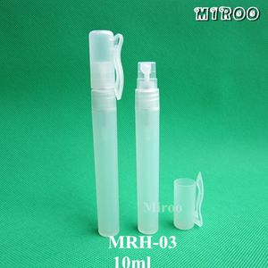 50 stks / partij 8 ml plastic spuitfles hervulbare fles parfum spray fles, 8 ml mini pocket pen vorm spuitfles