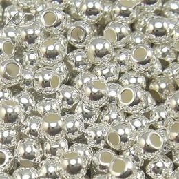 50pcs / lot 925 entretoises en argent sterling perles résultats de bijoux composants pour bricolage cadeau de mode artisanat W41 2560