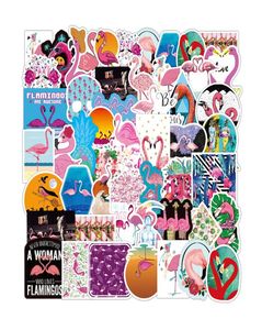 50PCS Lot Cartoon Flamingo's Dierenstickers Esthetische Leuke Briefpapiersticker Kinderen Speelgoed Voor Cadeau DIY Laptop Fiets Waterfles Deca9092067