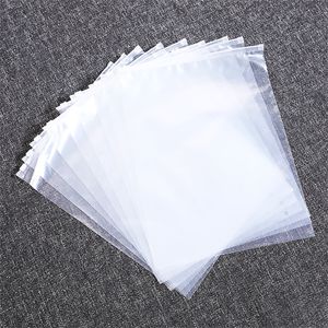 50 unids/lote de bolsas de plástico transparente que se pueden volver a sellar, bolsas con cremallera para ropa, venta de ropa, embalaje de juguetes, impresión personalizada