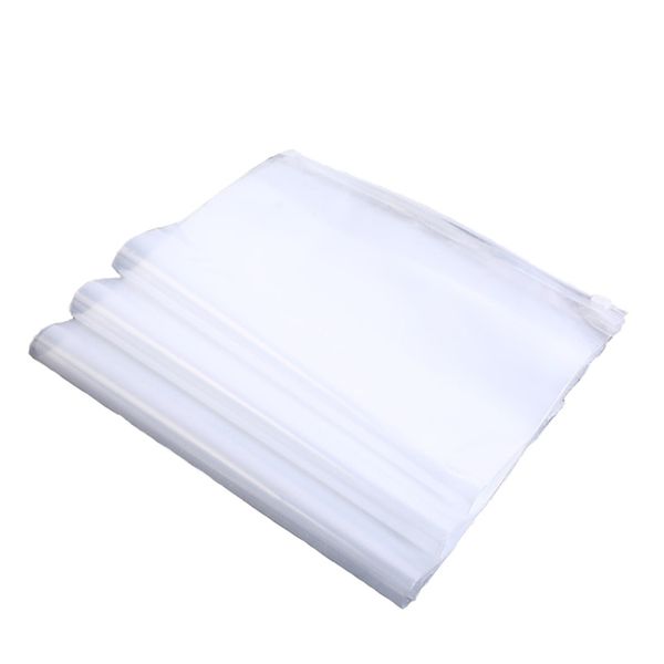 50 pcs/lot sacs en plastique refermables en plastique transparent avec fermeture à glissière refermable pour vêtements imprimés sur mesure