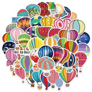 50 stks / partij Kleurrijke Leuke Hetelucht Ballon Stickers Skateboard Gitaar Koffer Vriezer Motorfiets Graffiti Cartoon Kid Sticker