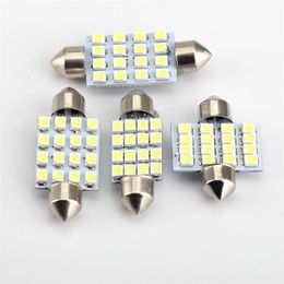 50 teile/los Girlande 31mm 36mm 39mm 41mm C5W LED Dome Glühbirnen 16 SMD 3528 Auto LED Innenbeleuchtung Auto Leselampen Weiß 12V290j