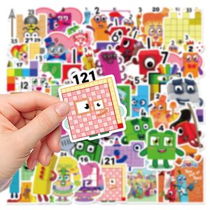 50 -stcs/lot graffiti -nummerstickers voor autoskateboard laptop iPad Bicycle Motorfietshelm PS4 Telefoon Kids Toys Diy Decals PVC Water Fles Decor