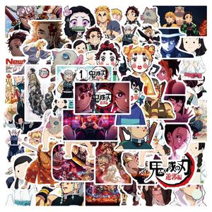 50Pcs/Lot New Anime Demon Slayer Yuukaku-hen Stickers yuukaku henv Graffiti Kids Toy Skateboard car Motorcycle Bicycle Sticker Decals Wholesale