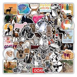 50 -stcs/lot Nubische geitensticker Schapenstickers Ram graffiti -sticker voor doe -het -zelf bagage laptop skateboard motorfiets fietsstickers groothandel