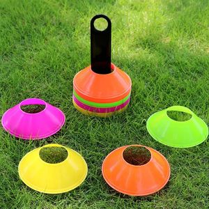 50 stks/partij Outdoor Sport Voetbal Training Disc Kegels Track Ruimte Marker Inline Schaatsen Cross Speed Voetbal Training Bal Spel 240127