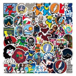 50 Stks/partij Rock Muziek Grateful Dead Cool Stickers DIY Auto Fiets Reisbagage Telefoon Laptop Waterdichte Klassieke Speelgoed Decal Sticker