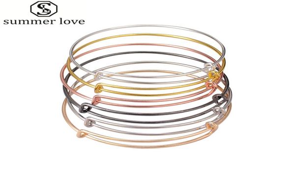 50pcs lot argent en or couleur charme bracelet extensible bracelet bracelet noir réglable pour femmes bijoux bricolage fabriquant 6613664