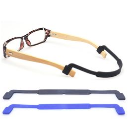 50 pièces/lot Super doux Silicone élastique lunettes corde lunettes bande antidérapant corde cordon chaîne support sport lunettes bande Eyeglass Band