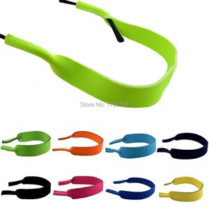 50 pcs/lot Top qualité lunettes de soleil en néoprène lunettes de sport en plein air bande sangle bandeau flotteur cordon lunettes support extensible 240108