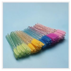 50 pièces/lot, vente en gros, brosses à cils transparentes jetables, applicateur d'extension de cils, brosse à cils transparente, baguettes de Mascara, outil de maquillage cosmétique