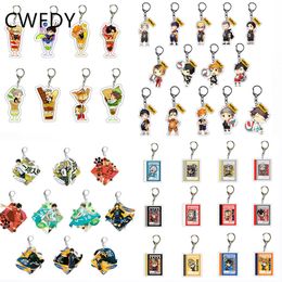 Porte-clés de volley-ball pour garçon, 50 pièces/lot, vente en gros, Anime Haikyuu!! Porte-clés porte-anneau Cosplay porte-clés accessoires cadeaux