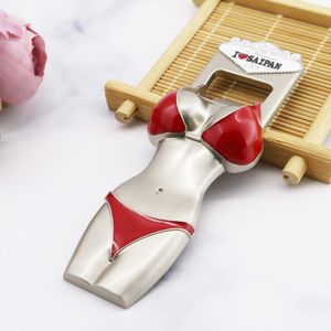 50 stks metalen schoonheid sexy lady bar club bier fles hanger ecdysiast cap opener keukengereedschap sleutelhanger ring bikini party