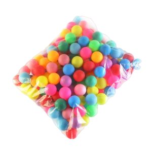 50 stks Multicolour Pongs Ball Table Tennis Ball Entertainment Small Plastic Ball voor Cats Dogs Party Shools Game