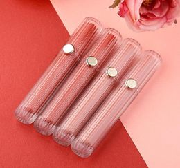 50 Stück neue leere runde Lipgloss-Röhre aus hochwertigem Kunststoff, Lipgloss-Behälter, Abfüllflasche, Kosmetik-Verpackungsbehälter2656823