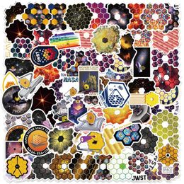 50 stks nieuwe James Webb Space Telescope Stickers JWST Graffiti Kids Toy Skateboard Car Motorcycle Bicycle Sticker Decals