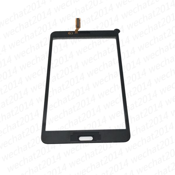 50 PCS OEM Écran Tactile Digitizer Verre Lentille avec Ruban Adhésif pour Samsung Tab 4 7.0 T230 T231 livraison DHL gratuite