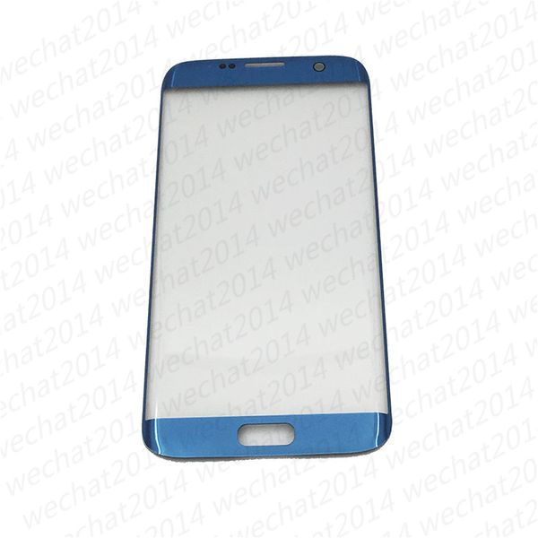 Reemplazo de lentes de vidrio de pantalla táctil externa de 50 piezas para Samsung Galaxy S6 Edge G925 S7 G935 Free DHL