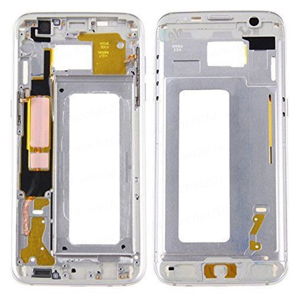 50PCS OEM Metal Middle Bisel Frame Case para Samsung Galaxy S7 G930 S7 Edge G935 Carcasa con piezas pequeñas DHL gratis