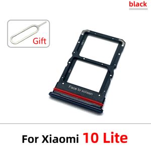 50 stcs Originele nieuwe Sim Card Holder Tray Slot Adapter Socket SD -kaart voor Xiaomi Mi 10 10T Pro Lite Sim Card Tray met reparatietool