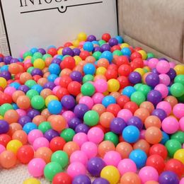 50pcs extérieur Sport Ball Colorful Soft Pool Pool Ocean Wave Ball Baby Children Children Funny Toys Stress Air Stress Eco-Friendly 240402