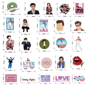 50 stks-pack mode muziek beroemdheid vinyl sticker waterdichte stickers voor waterfles laptop auto planner scrapbooking telefoon mac garderobe muur deur tablet sticker