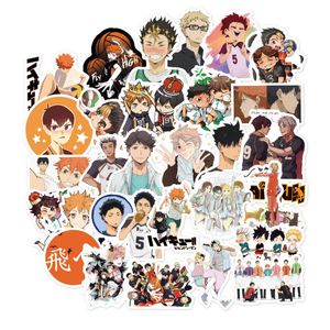 50 pcs/Lot Graffiti Autocollants Basketball Volley-ball Japonais Anime Autocollant Pour Valise Ordinateur Portable Bagages Moto Téléphone Planche À Roulettes De Voiture Decal