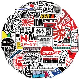 50 stuks-pack Japanse graffiti stickers waterdichte vinyl stickers voor bagage waterfles laptop auto planner scrapbooking telefoon Mac deur muurstickers