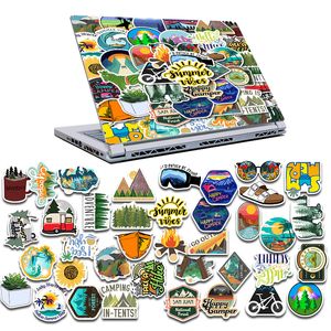 50-pcs-pack Outdoor Wild Nature Sport Adventure Vinyl Sticker Waterdichte stickers voor fles laptop planner plakboek Wall Skateboard Journal Organisator Decal