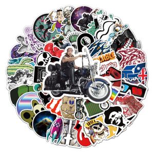 50 Pcs-Pack Skateboard Graffiti Autocollants Stickers Muraux En Gros Vinyle Autocollant Étanche Ordinateurs Portables Voiture Scrapbooking Guitare Boîte Planche À Roulettes JDM Bagages Décalque