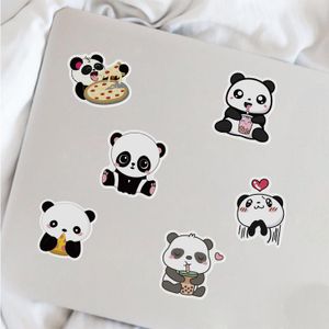 50 stks Panda Sticker Non-Random voor Auto Bike Bagage Stickers Laptop Skateboard Motor Waterfles Snowboard Muur Decals Kids Geschenken