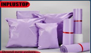 Sacs de courrier rose violet, 50 pièces, emballage en Poly, sac d'expédition Express auto-scellant, emballage enveloppe pour emballage cadeau 7906823