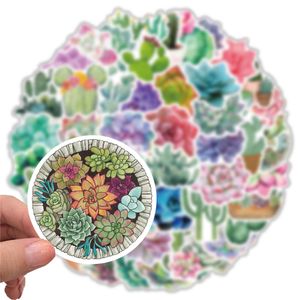 50 stks planten stickers niet-willekeurig voor auto fiets bagage sticker laptop skateboard motor water fles snowboard muurstickers kinderen geschenken