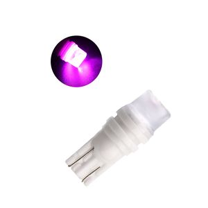 50 pièces violet Auto T10 W5W 5730 ampoule LED en céramique haute luminosité pour 194 168 lampes de dégagement de voiture plaque d'immatriculation lampes de lecture 12V