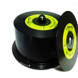 50 Uds R700 CD-R Universal 700MB 80MIN 1-52X 12cm vinilo de doble cara para coche y CD de música de DJ cajas de unidades ópticas discos en blanco