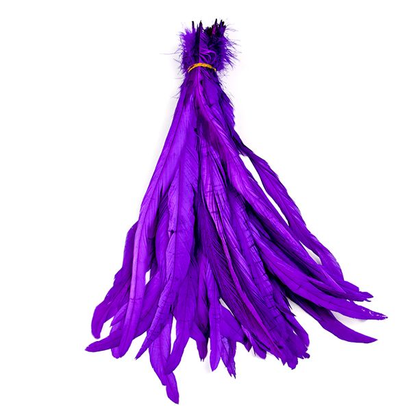 50pcs Rooster Tails plumes / lot Longueur 11-14in Inde décorations de cheveux vêtements de mariage ornements de tête