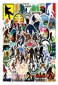 50pcs Savage al aire libre Sasquatch Graffiti Stickers Pack para cuadernos Suministros para la computadora portátil Material de álbumes de recortes CAR DISPALES8558507