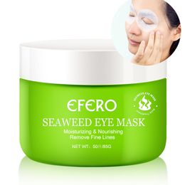 50 Uds máscara de ojos de colágeno de algas marinas parches de Gel hidratante Natural para los ojos eliminar las ojeras cuidado de la piel